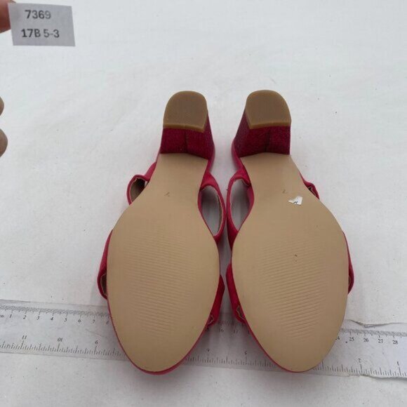 Women's Block Heel Dual Straps Slide Sandals - Picture 6 of 7